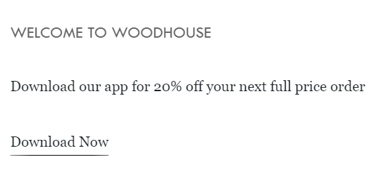 Codigo promocional Wood House Clothing
